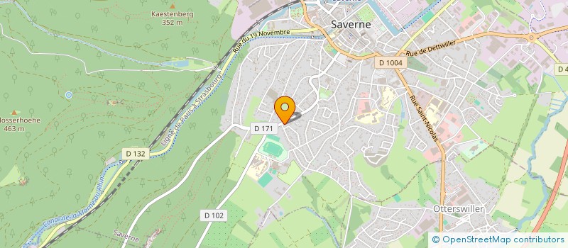 localisation de l'entreprise GMI  SAVERNE