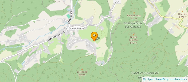 localisation de l'entreprise GMI IMMO  LA BOURGONCE