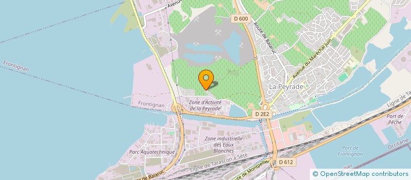 localisation de l'entreprise GMI INCENDIE à FRONTIGNAN
