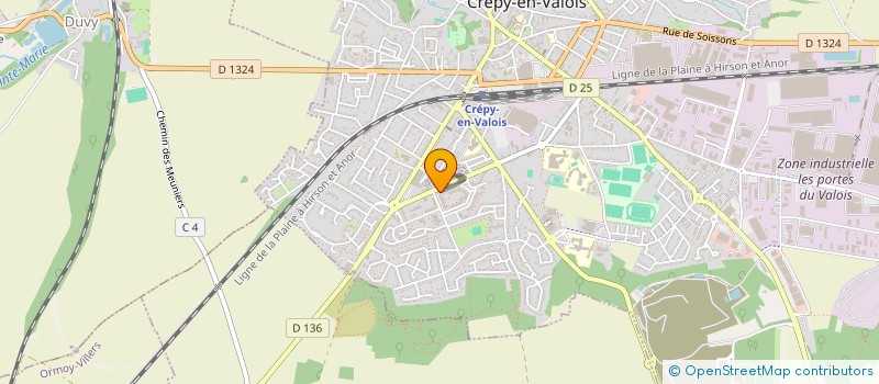 localisation de l'entreprise GMI SERVICES  CREPY-EN-VALOIS