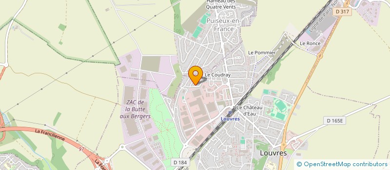 localisation de l'entreprise GMIH  LOUVRES