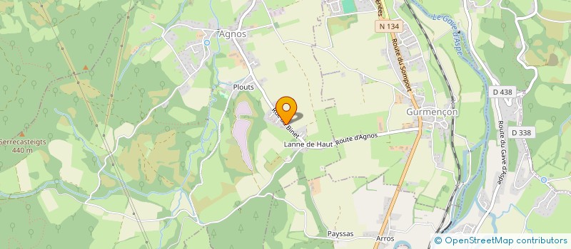 localisation de l'entreprise GMINVEST  AGNOS