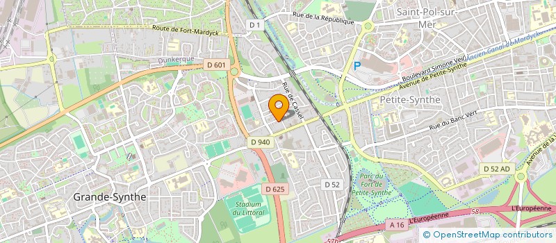 localisation de l'entreprise GMIX PRODUCTION à DUNKERQUE