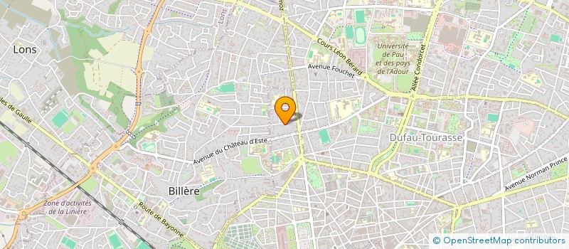 localisation de l'entreprise GMJ à PAU