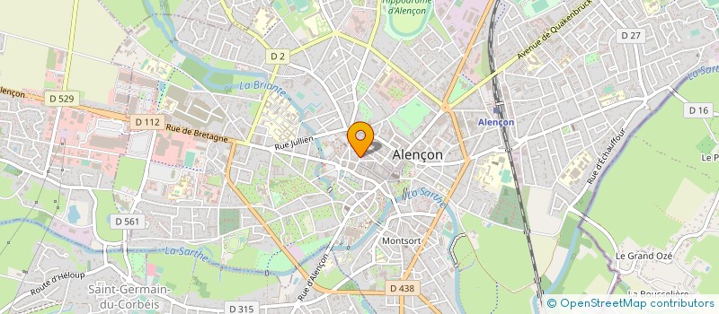 localisation de l'entreprise GMJ à ALENCON