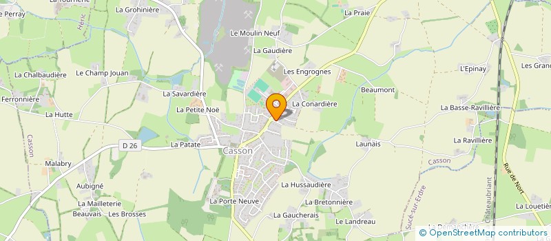 localisation de l'entreprise GMJ HOLDING  CASSON