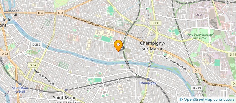 localisation de l'entreprise GMJ TRADING  CHAMPIGNY-SUR-MARNE