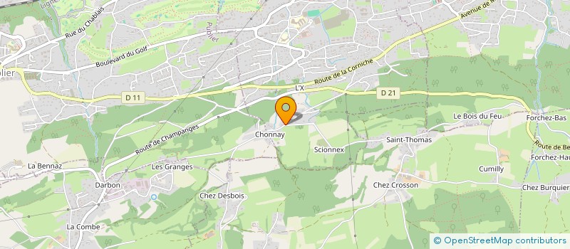 localisation de l'entreprise GMJC  EVIAN-LES-BAINS