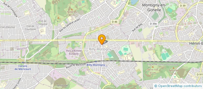 localisation de l'entreprise GMJD VIDEO à BILLY-MONTIGNY