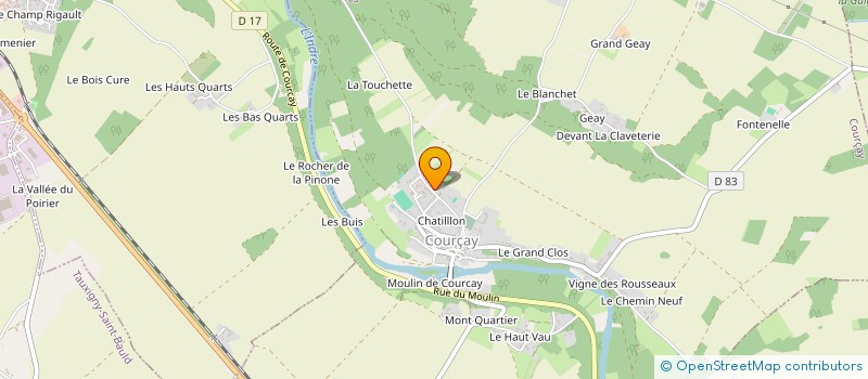 localisation de l'entreprise GMJG  COURCAY