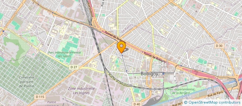 localisation de l'entreprise GMK à BOBIGNY