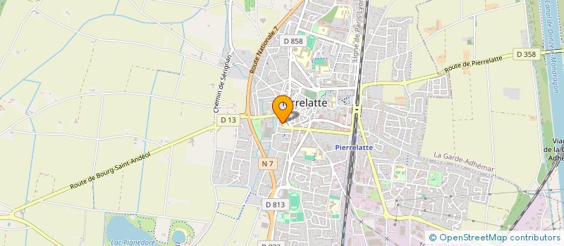 localisation de l'entreprise GMK AUTOMOBILE à PIERRELATTE