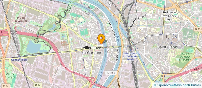 localisation de l'entreprise GMK CONNECT à VILLENEUVE-LA-GARENNE