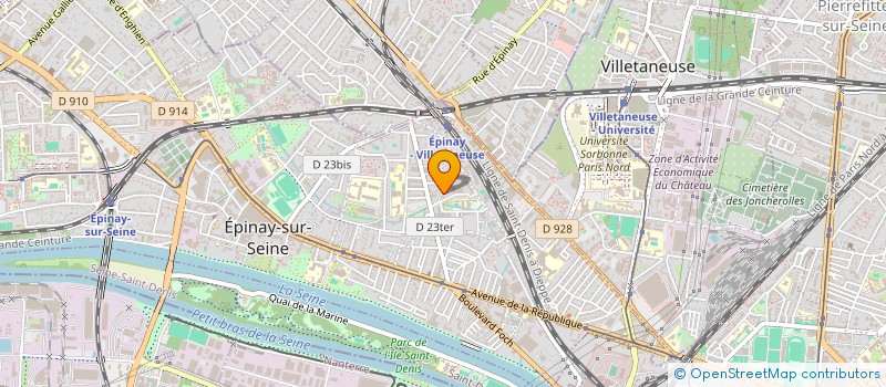 localisation de l'entreprise GMK TRANSPORTS à EPINAY-SUR-SEINE