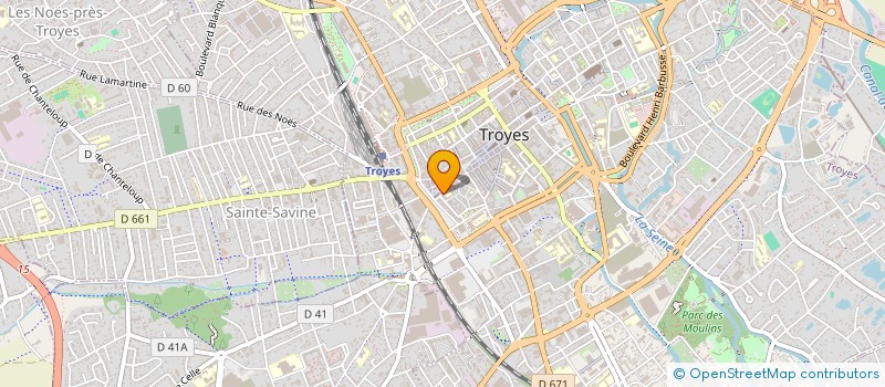 localisation de l'entreprise GMK2 à TROYES