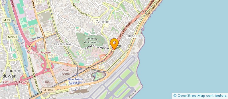 localisation de l'entreprise GML à NICE