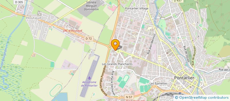 localisation de l'entreprise GML à PONTARLIER
