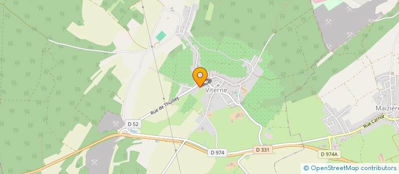 localisation de l'entreprise GML  VITERNE