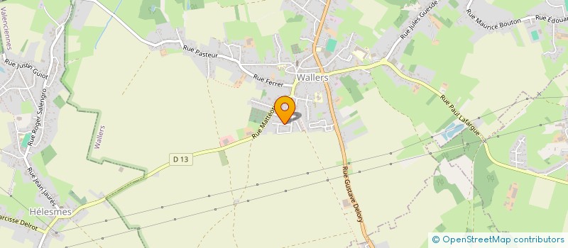 localisation de l'entreprise GML  WALLERS