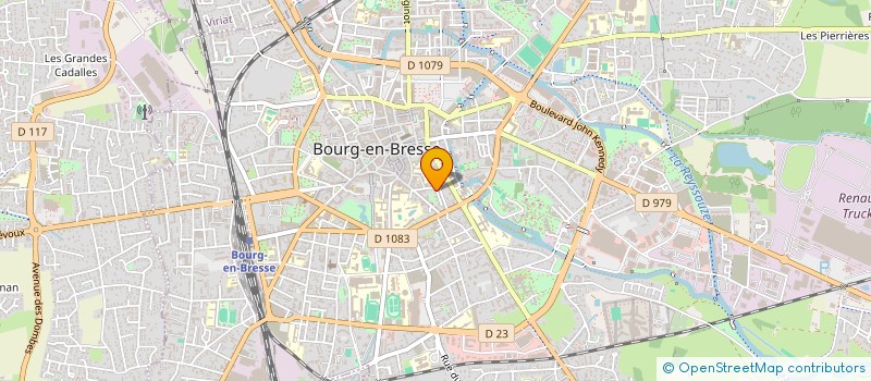 localisation de l'entreprise GMLAS à BOURG-EN-BRESSE