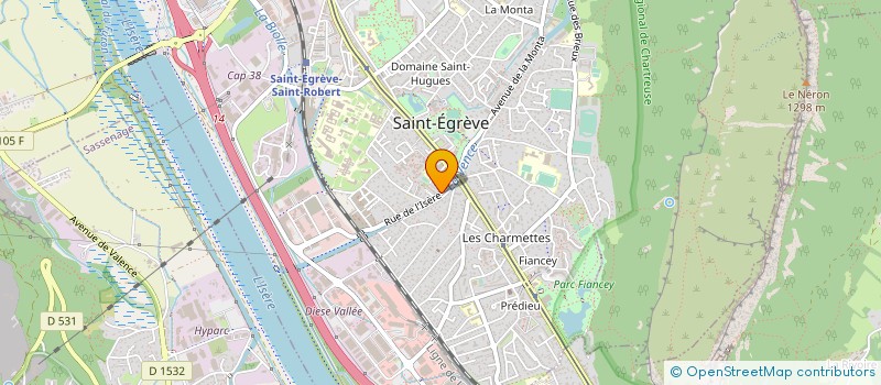 localisation de l'entreprise GMLB GARDE-MEUBLES LOCATION BOX à SAINT-EGREVE