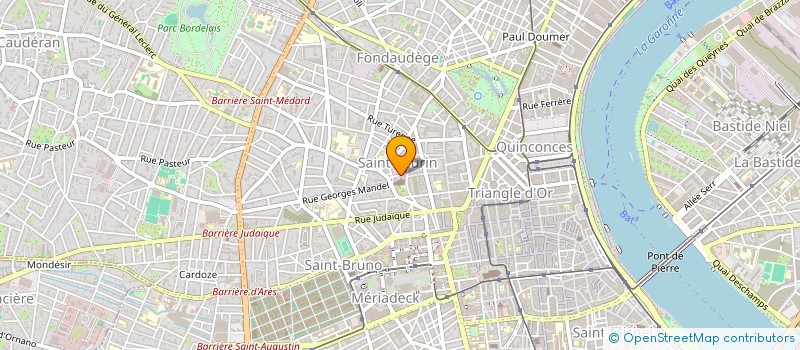 localisation de l'entreprise GMLB IMMO  BORDEAUX