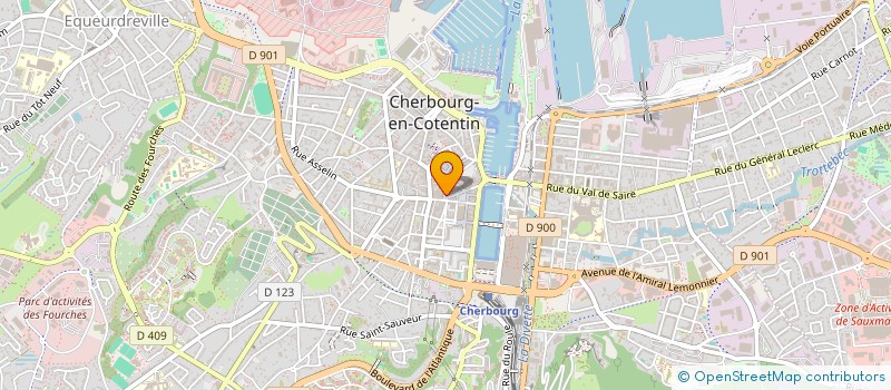 localisation de l'entreprise GMLC PAPILL'ONGLES à CHERBOURG-EN-COTENTIN