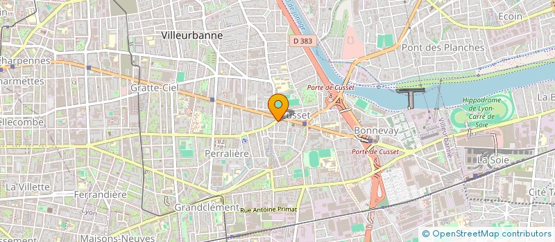 localisation de l'entreprise GMLD  VILLEURBANNE