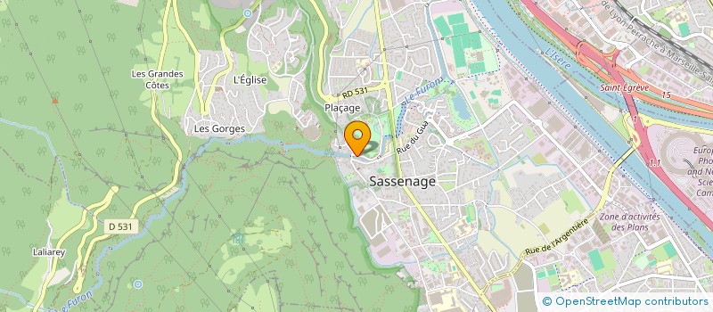 localisation de l'entreprise GMLE à SASSENAGE