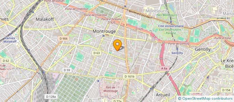 localisation de l'entreprise GMLEO  MONTROUGE