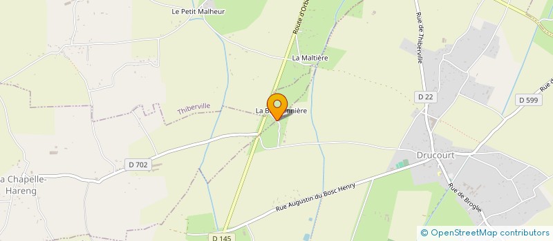 localisation de l'entreprise GMLJM  LA CHAPELLE-HARENG