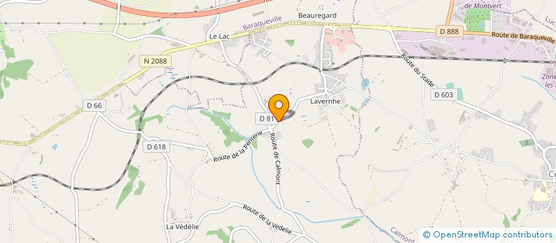 localisation de l'entreprise GMM  MANHAC