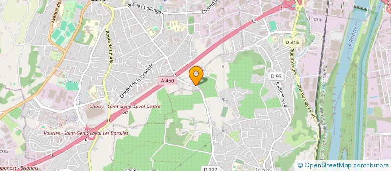 localisation de l'entreprise GMM  SAINT-GENIS-LAVAL