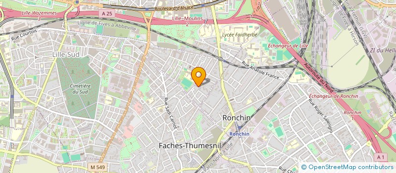 localisation de l'entreprise GMM à LILLE