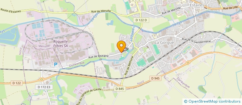 localisation de l'entreprise GMMH  LA GORGUE