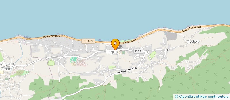 localisation de l'entreprise GMMN  LUGRIN