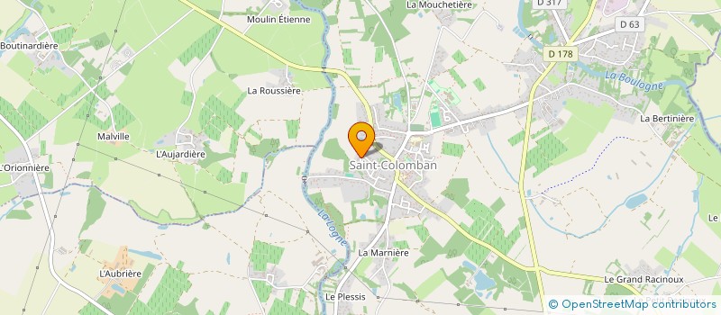 localisation de l'entreprise GMN PRODUCTIONS  SAINT-COLOMBAN