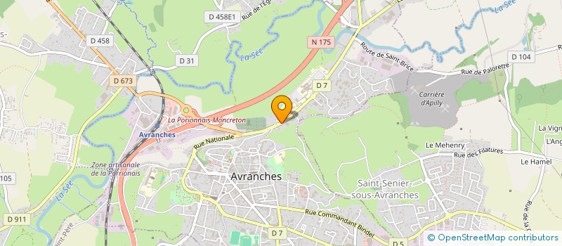 localisation de l'entreprise GMNB  AVRANCHES