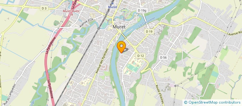 localisation de l'entreprise GMO 66 à MURET