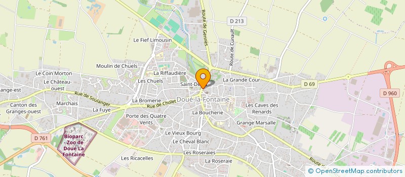 localisation de l'entreprise GMO  DOUE-EN-ANJOU