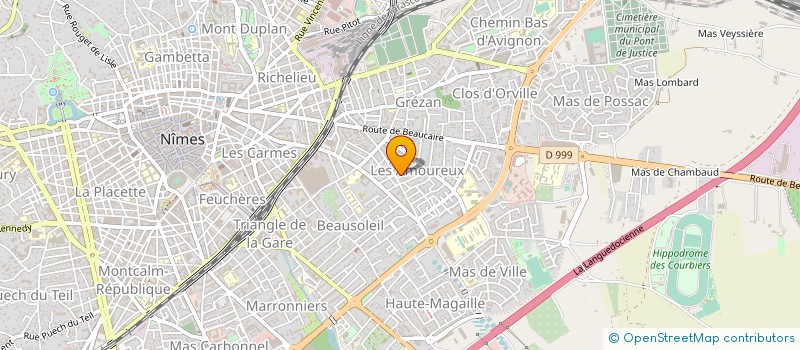 localisation de l'entreprise GMO  NIMES