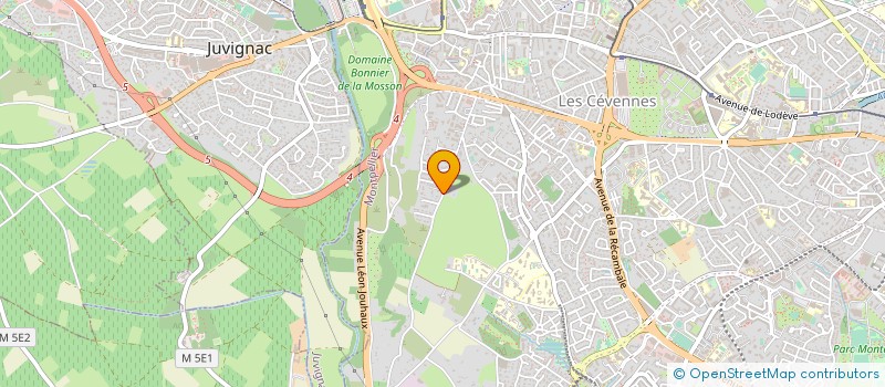 localisation de l'entreprise GMO SARL à MONTPELLIER