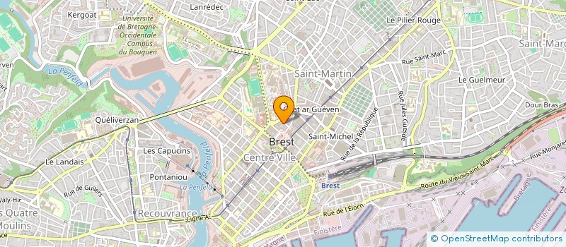 localisation de l'entreprise GMO-VRD à BREST