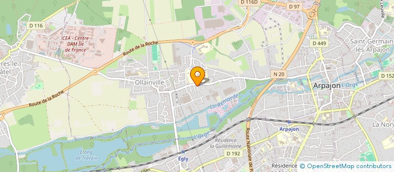 localisation de l'entreprise GMOLC  OLLAINVILLE