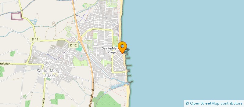 localisation de l'entreprise GMONREY'S  SAINTE-MARIE-LA-MER