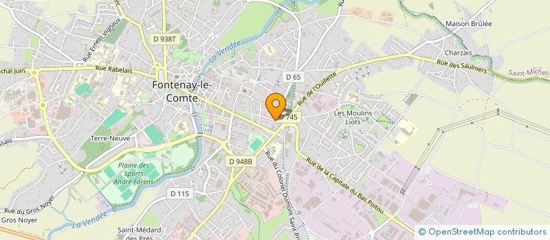 localisation de l'entreprise GMP  FONTENAY-LE-COMTE