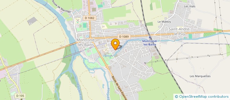 localisation de l'entreprise GMP à MONTROND-LES-BAINS