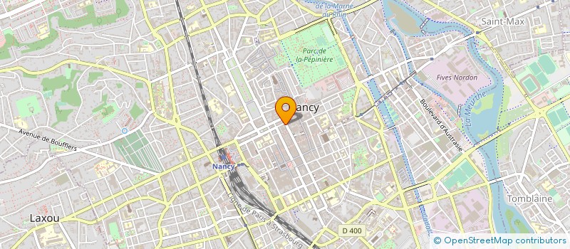 localisation de l'entreprise GMP  NANCY