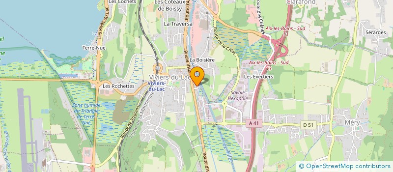 localisation de l'entreprise GMP  VIVIERS-DU-LAC