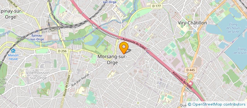 localisation de l'entreprise GMP ASEPTIC & BIO EXPERT  MORSANG-SUR-ORGE